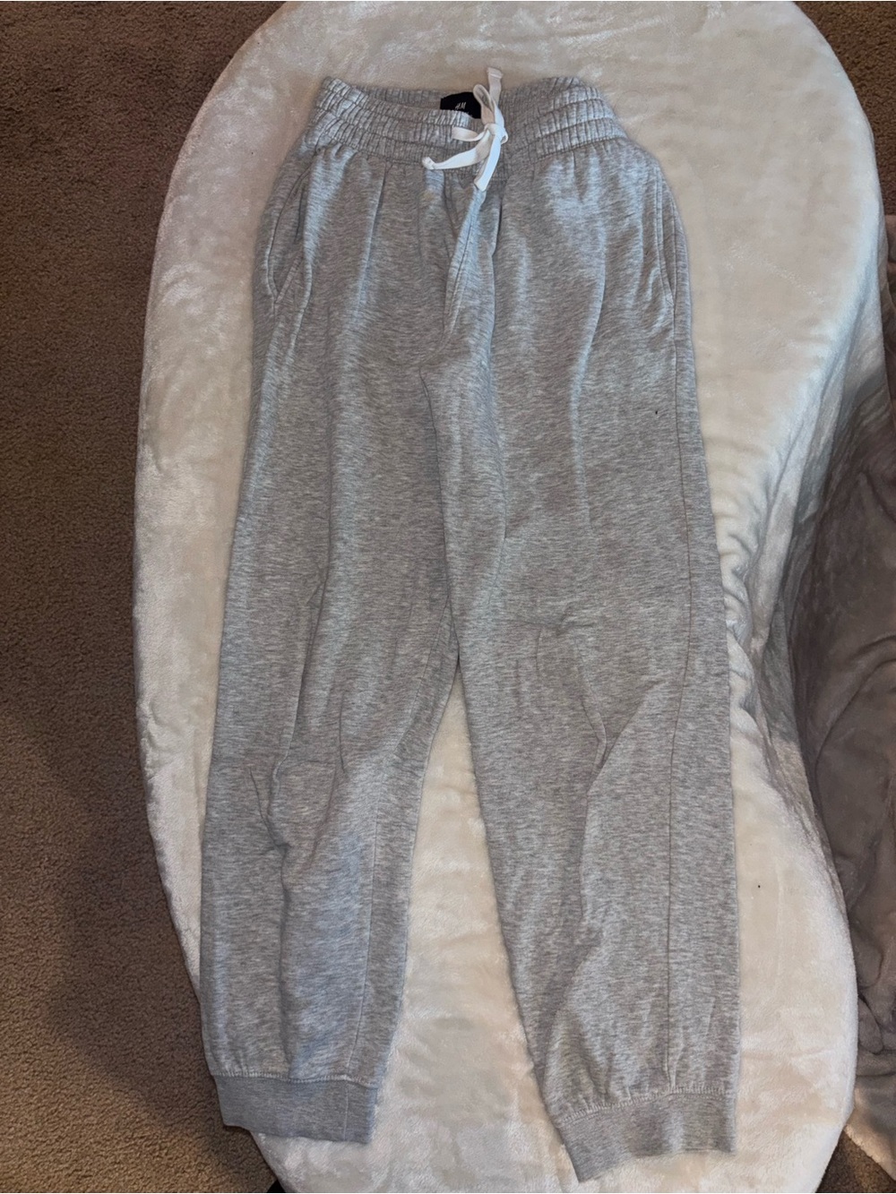 H&M Light Gray Men's Jogger Sweatpants - Casual Essentials